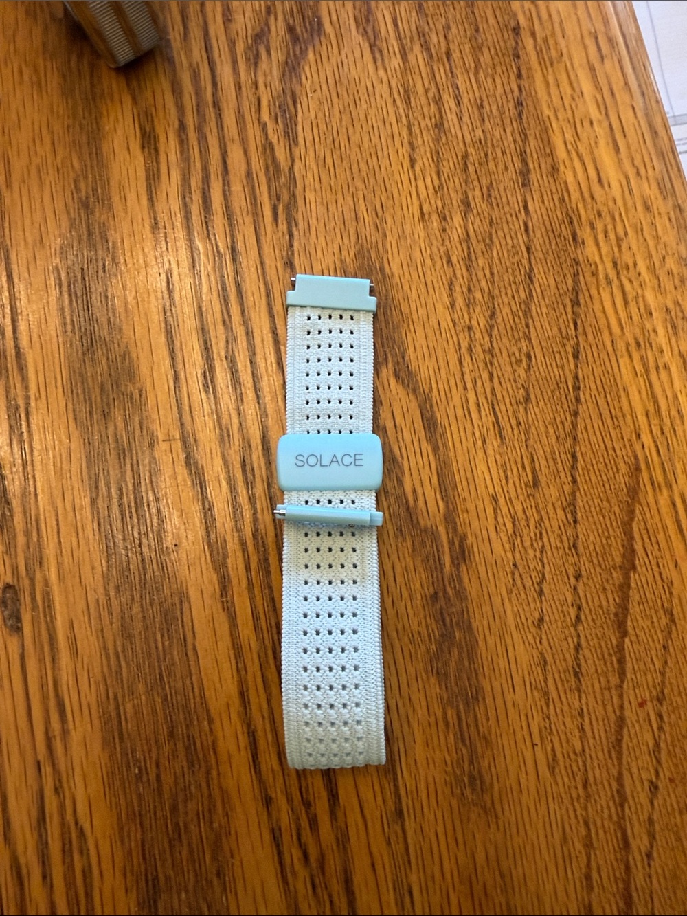 Solace Light Blue Breathable Replacement Wristband for Wearables